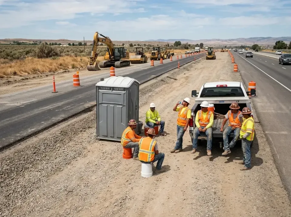 highway-road-construction-crew-007 — frequently asked questions, Porta Potty and Restroom Rentals in Enterprise, NV